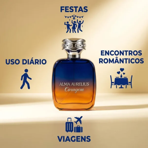 Perfume Masculino CORAGEM ALMA AURELIUS EDP 108ml