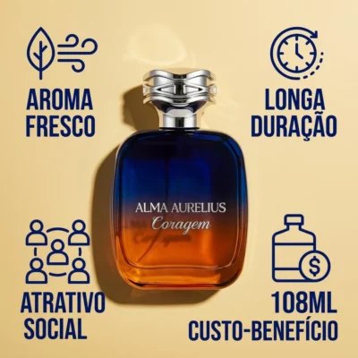 Perfume Masculino CORAGEM ALMA AURELIUS EDP 108ml