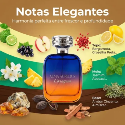 Perfume Masculino CORAGEM ALMA AURELIUS EDP 108ml