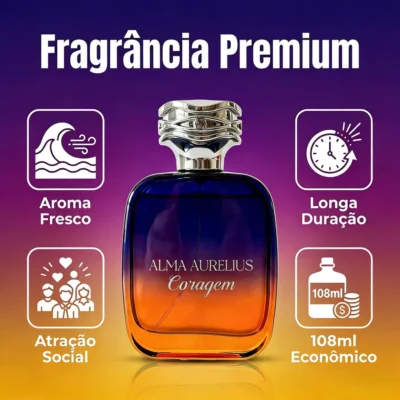 Perfume Masculino CORAGEM ALMA AURELIUS EDP 108ml