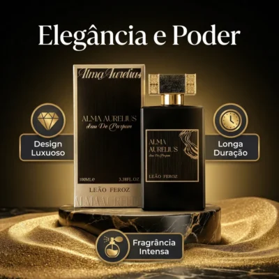 Perfume Masculino LEãO FEROZ ALMA AURELIUS Intensa 100ml