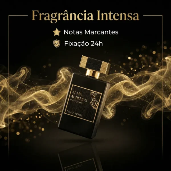 Perfume Masculino LEãO FEROZ ALMA AURELIUS Intensa 100ml